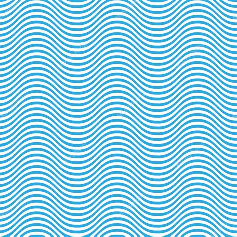 Vector simple wave pattern Seamless blue wave pattern, wave pattern
