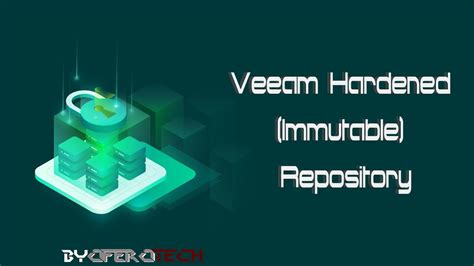 Veeam Hardened Immutable Repository YouTube