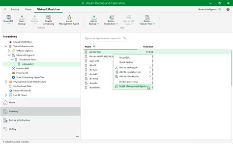 Veeam transport service missing.  This occurs when the How to manually install the Veeam B...