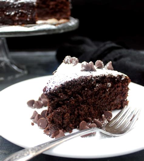 Vegan Chocolate Whiskey Cake - Holy Cow Vegan