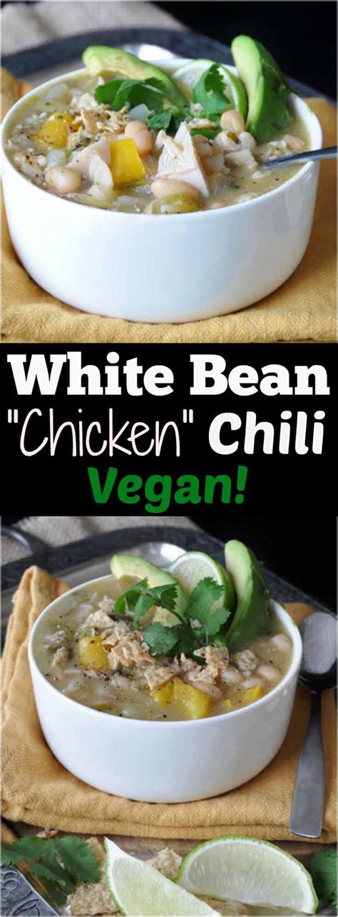 Vegan White Bean “Chicken” Chili - Best of Vegan