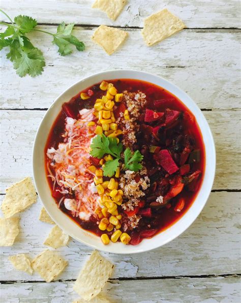 Vegan beetroot Chili - one pot meal - Carve Your Craving