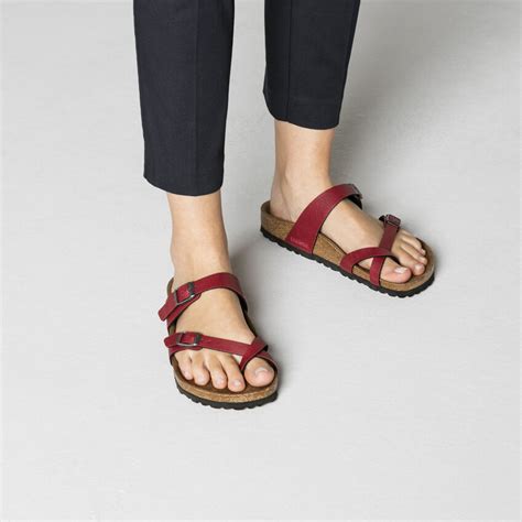 Vegan birkenstocks. Vegan Birkenstocks are made of a synthetic material called EVA, which stands for ethylene-vinyl acetate. EVA is a soft, flexible, and durable material that is often used in the soles of shoes. It’s also hypoallergenic and gentle on the skin, making it a great choice for those with sensitive feet. 