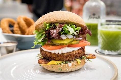 Vegan burger restaurant. Other vegan burgers include their Miso Tofu Veggie Burger ($9.90), which can be made into a veggie wrap or salad bowl, upon request. View all WOLF Burgers outlets here Suntec City outlet Address: 3 Temasek Blvd, 455-456 / 459-461 Suntec City, Singapore 038983 Opening hours: Daily, 11.30AM-9.30PM Website 