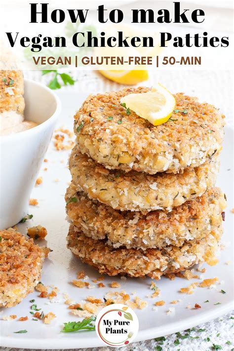 Vegan chicken patties. In a medium bowl whisk together the milk, flour, onion, garlic powder and paprika. Place the panko breads on a plate and season with a pinch of salt. 3/4 cup cashew milk, 3 Tbsp all purpose or whole wheat flour, 2 tsp onion powder, 1 tsp garlic powder, 1 tsp paprika. Dip each cutlet in the batter and allow and excess to drip. 
