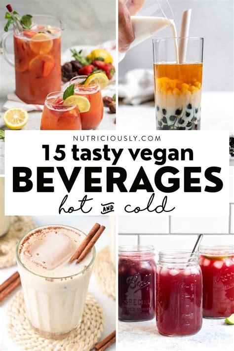 Vegan drinks. See our vegan drink ideas, complete with everything from chai lattes to black russians and more. If you’re looking for other vegan recipes, check out our best ever vegan recipes, including vegan curries, vegan salads, vegan comfort food and more ideas. For meat-free ingredient ideas, try our tofu recipes and jackfruit recipes. 