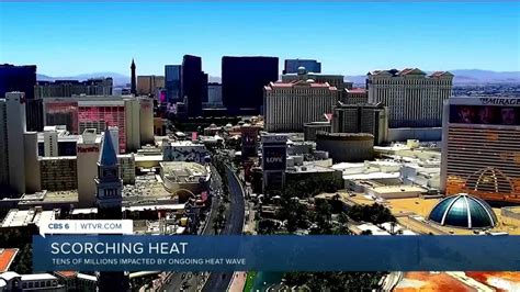 Vegas could break heat record as tens of millions across US face scorching temperatures