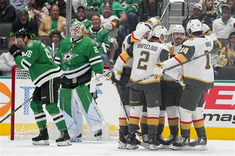 Vegas is golden again, beating Stars 6-1 with 6 goal scorers