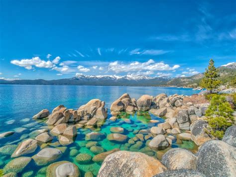 Lake Tahoe, located in the Sierra Nevada Mountains on the California-Nevada border, is known for its beauty and crystal-clear waters. This alpine lake is the largest in …. 