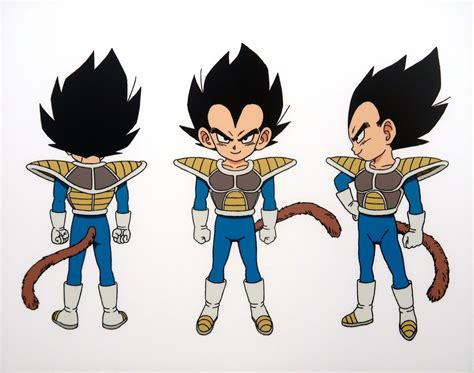Vegeta, Bulma and Trunks character sheet scans...