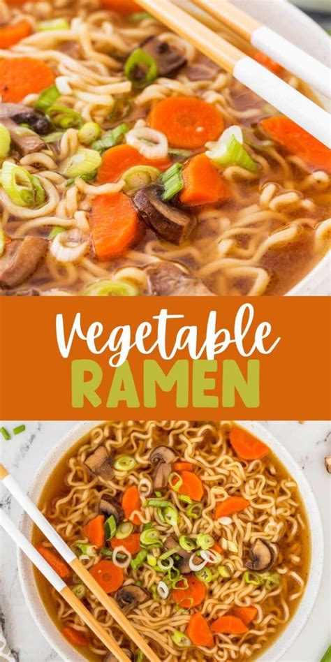 Vegetable Ramen Soup - EASY GOOD IDEAS