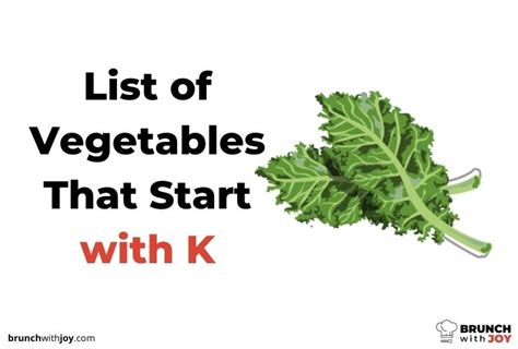 Vegetables That Start With K - Veggie Desserts