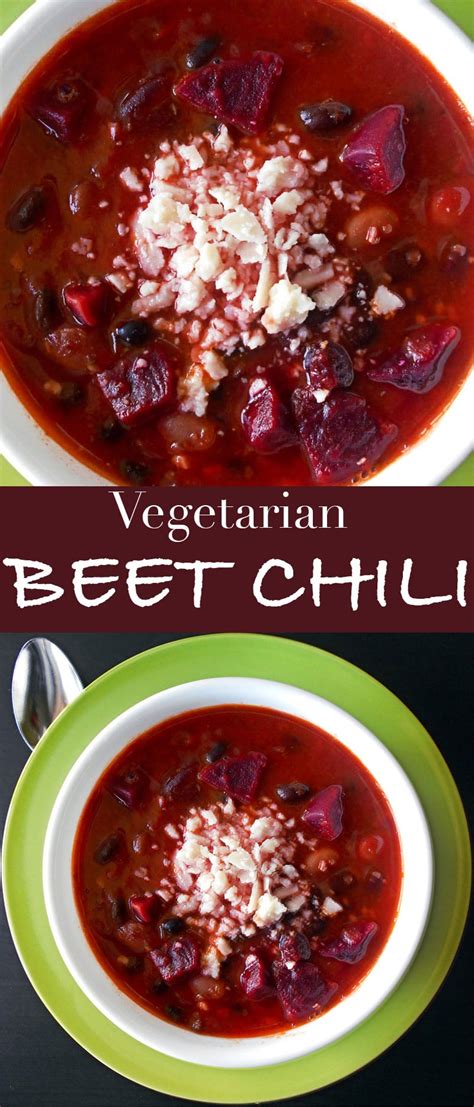 Vegetarian Beet Chili Recipe - Healing Tomato