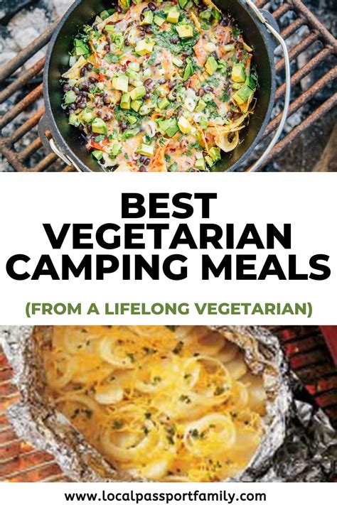 Vegetarian camping meals. Quick and Easy Vegetarian Camping Food: Veggie Medley With Garlic Bread. At home, cut a variety of vegetables into chunks of the same size. Vegetables that work ... 