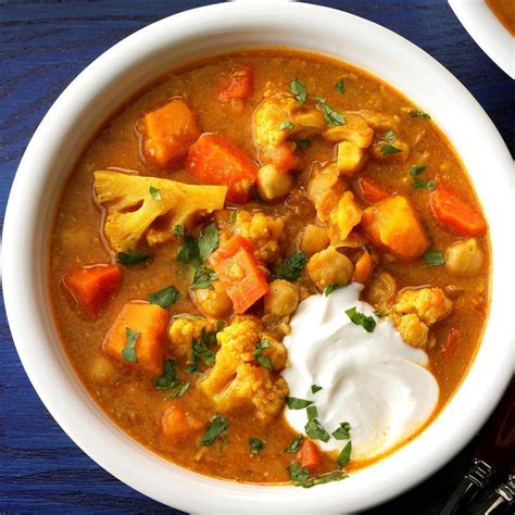 Vegetarian curry. Place a lid on the pot, turn the heat onto high, and bring the broth up to a boil. Once the pot is boiling, turn the heat down to low and add in one 13.5oz. can of coconut milk. Stir to combine. Also add 1 Tbsp curry powder and ½ teaspoon ground ginger. Let simmer for just a few minutes more. 