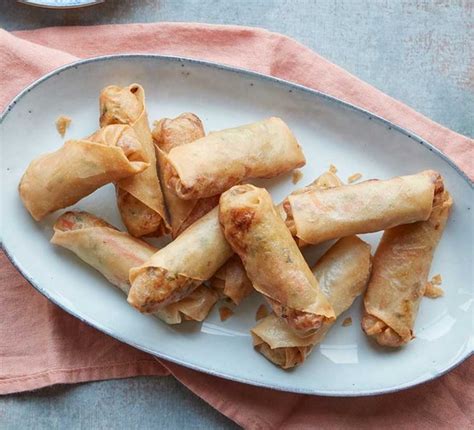 Vegetarian spring rolls recipe BBC Good Food