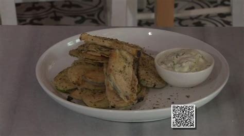 Veggie Chips with Tzatziki Sauce / Calista Greek Seafood Taverna, Miami Beach