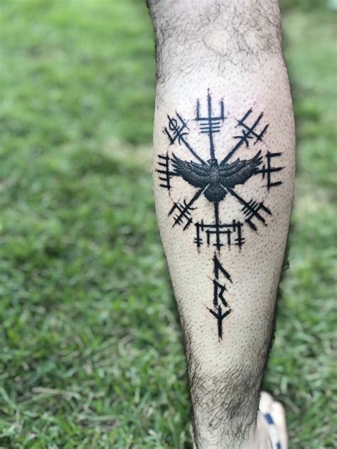 Vegvisir tattoo. Feb 20, 2014 - This is my latest tattoo the symbol Vegvisir or often called the "Viking compass." People mistakenly believe it was used by Viking's on their sun dial compass's because it's meaning is not to get lost at sea but this symbol is from the 17th century Icelandic grimoire called Galdrabók (‘magic book’). This symbol has … 