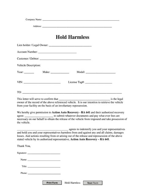 Vehicle Repossession Order Form Five Things To Know About Vehicle