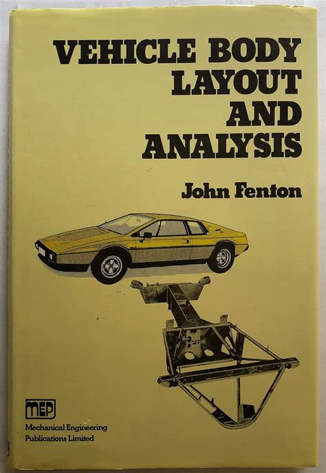 Vehicle body layout and analysis john fenton. - T bird avs iii manuales de servicio.