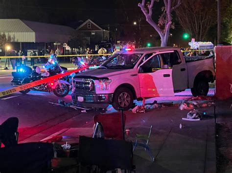 Vehicle crashes into Christmas parade route in downtown Bakersfield