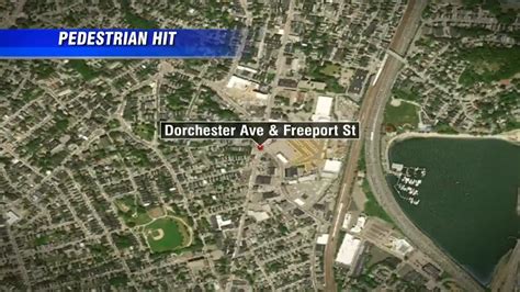 Vehicle leaves scene after hitting pedestrian in Dorchester