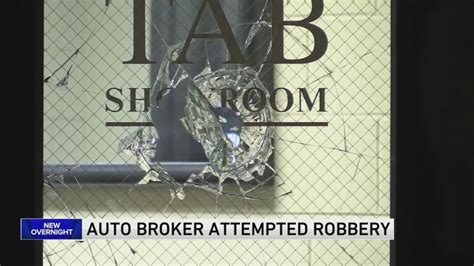 Vehicles damaged in attempted robbery at dealership on NW side