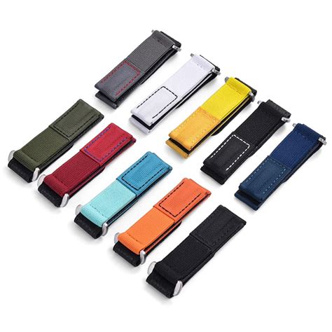 Velcro nylon watch strap.  Velcro Watch Bands (1) $24.  Same materials, same size and same...