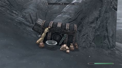 It also summons dremora Velehk Sain, upon which the player must decide whether to release, or end him. Releasing him will give the Dragonborn a new treasure map while ending him gives the player a daedra heart. ... Some locations in Skyrim are so hidden that it takes players months to find them. One of these locations is Ironbind Barrow.. 