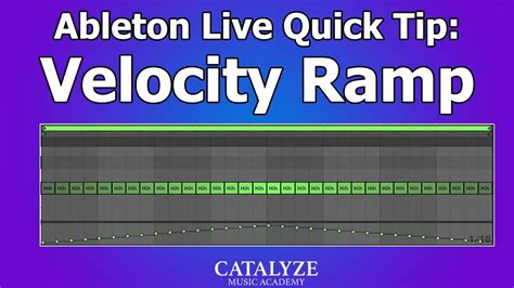 Velocity Ramps - LMMS • Forums