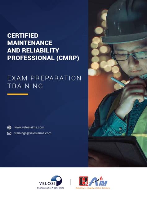 Velosi CMRP Exam Preperation Training Brochure