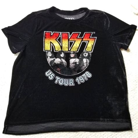 Velvet KISS Rock Band Concert Top sz 0X eBay