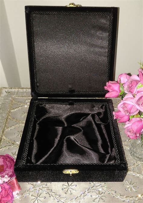 Velvet box. Silver Round Keepsake Box, Velvet Lined Interior, Jewelry Box. (735) $14.99. Jewelry trinket box; square & rectangle, exotic and domestic wood, felt lined. For special gift. Magnetic closure. Laser etching available. (386) $24.00. 