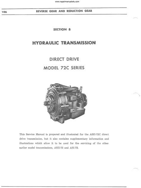 Velvet drive 72 marine transmission service manual. - Reverse osmosis a guide for the nonengineering professional.