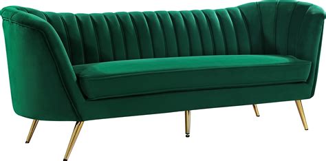 Velvet green sofa. Highland 72'' Upholstered Sofa. by CosmoLiving by Cosmopolitan. From $403.10 $1,119.99. ( 323) Free shipping. Out of Stock. 