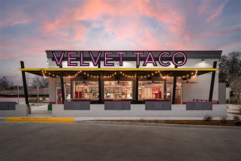Velvet taco grapevine photos. 11am - 12am. Thur. 11am - 1am. Fri - Sat. 11am - 4am. Order Online Virtual Tour Directions View Menu Breakfast Catering. Print Menu. Check out our "WTF" Weekly Taco Feature. 