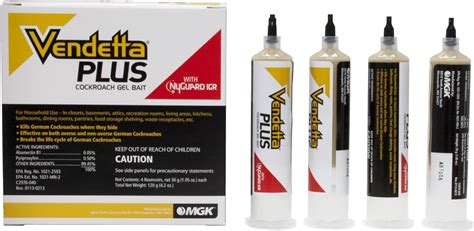 Vendetta Plus Roach Gel Bait 1 Box (4 x 30 g tubes)