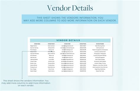 Vendor Database Template For Your Needs