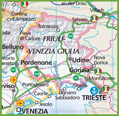 Veneto, friuli, venezia, giulia (carte regionali). - Apmp for prince2 a study guide.