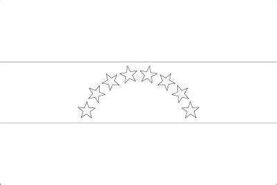 Venezuela Coloring Flag