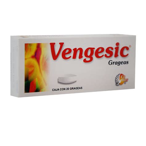 VENGESIC GRAGEAS es un medicamento que combina metocarbamol, 