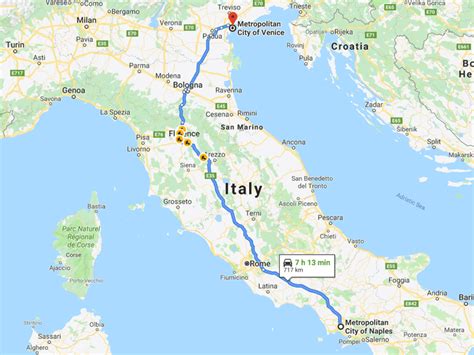 Venice to naples. Ryanair, Volotea and Alitalia fly from Venice to Naples 4 times a day. Alternatively, Trenitalia Frecce operates a train from Venezia S. Lucia to Napoli Centrale every 4 hours. Tickets cost $55 - $160 and the journey takes 5h 22m. ItaloTreno also services this route 5 times a day. Airlines. 