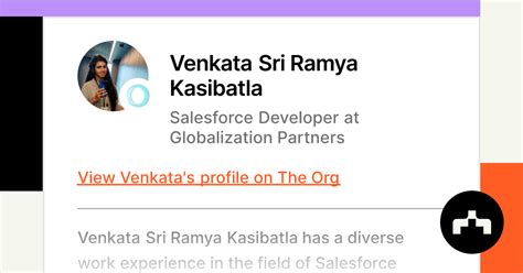 Venkata Sri Ramya Kasibatla - Salesforce Developer - G …