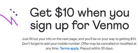 Jul 27, 2023 · You can claim a $10 sign up bonus by using Venmo promo code 2023 “cSOjEXZCwtb” and registering your account. When you refer a friend via Venmo referral code and they open a personal Venmo ... . 