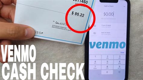 Venmo check cashing. Cash App vs. Venmo at a Glance. $0 for sending money from a linked bank account, debit card or Venmo account balance. $2 fee per ATM transaction (Cash App reimburses fees for up to three ATM ... 