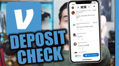 Venmo check deposit. 1. Venmo. Best for: Debit card purchases, splitting purchases with friends. Venmo is an excellent all-around check cashing app that lets you pay for purchases, transfer money to friends, and split the bill with others. This PayPal alternative lets you cash a check within minutes with either a 1% or 5% fee. 