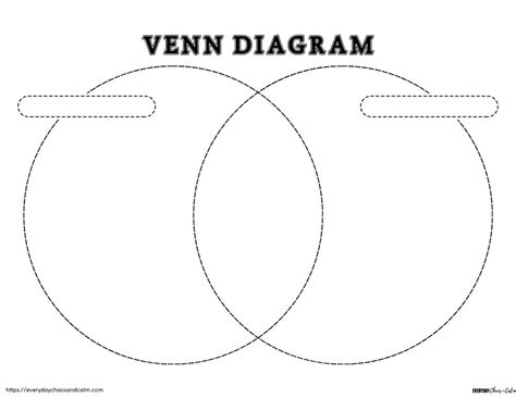 Venn Diagram Downloadable Free Worksheets Samples