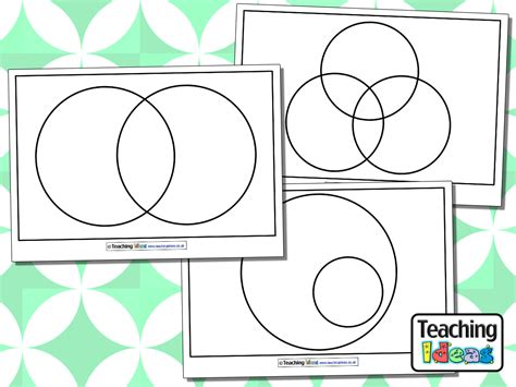 Venn Diagram Templates Teaching Ideas
