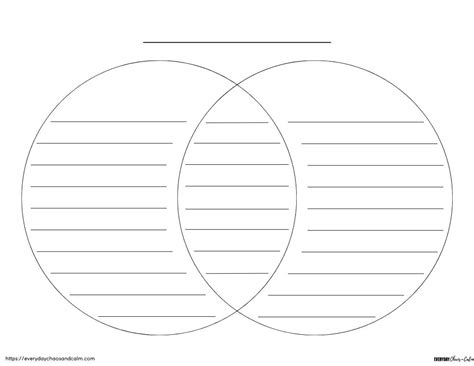 Venn Diagram to Print Fresh Free Printable Venn Diagram From Crabtree