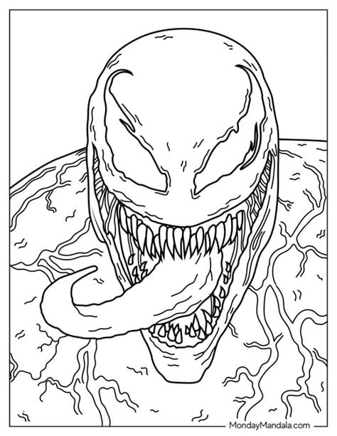 Venom Coloring Picture